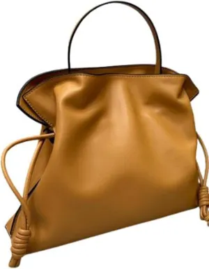 16 Lucky Bag Handheld Crossbody Bag Solid Color Dumpling Bag Drawstring Bucket Women's Bag