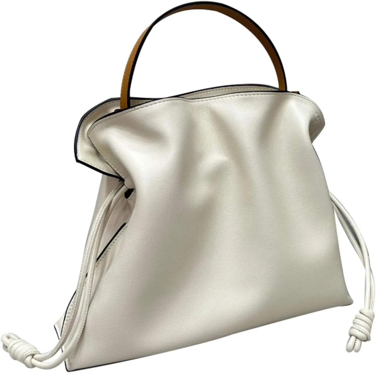 16 Lucky Bag Handheld Crossbody Bag Solid Color Dumpling Bag Drawstring Bucket Women's Bag