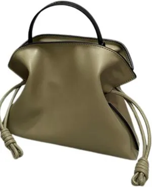 16 Lucky Bag Handheld Crossbody Bag Solid Color Dumpling Bag Drawstring Bucket Women's Bag