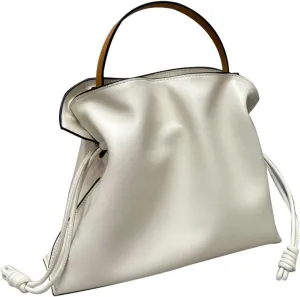 16 Lucky Bag Handheld Crossbody Bag Solid Color Dumpling Bag Drawstring Bucket Women's Bag