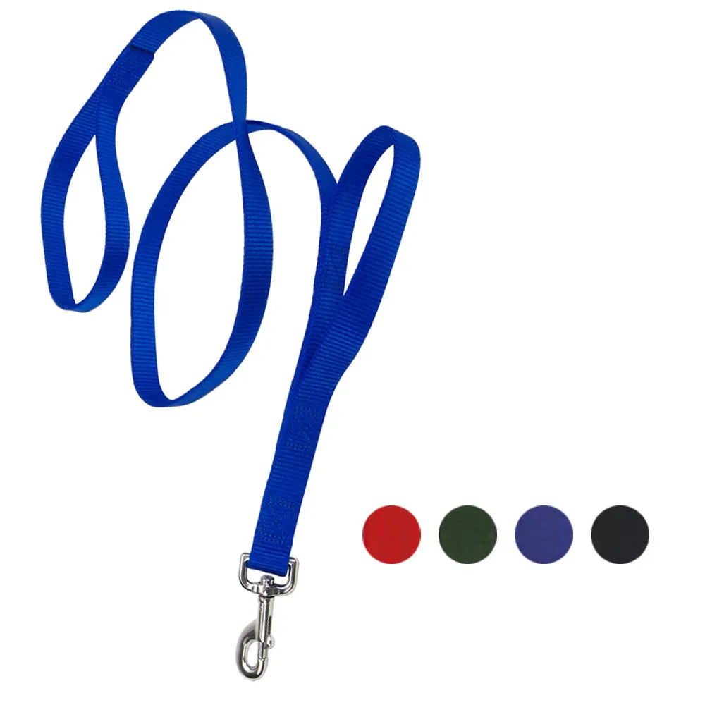 2 Dog Leash Control Handle Heavy Duty Nylon Lead Rope Train Walking Harness 48"L