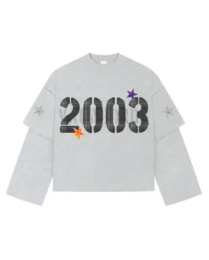 2003 Double Longsleeve Grey