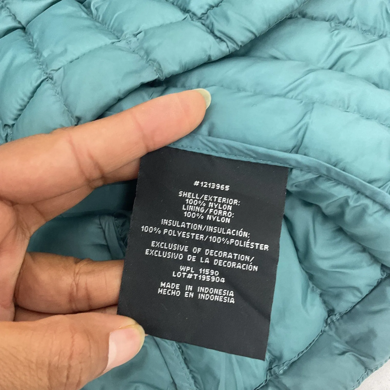32 Degree Heat Women's Full Zip Insulated Green Quilted Nylon Vest S