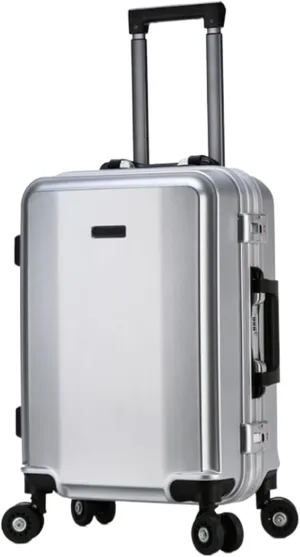ANIIC Luggage Suitcases With Wheels Aluminum Frame Double Buckle Password Luggage External Usb Charging Smart Suitcase Suitcase Spinner Luggages (Color : C, Size : 22in)