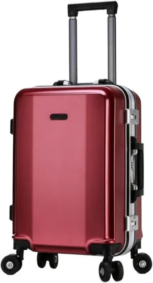 ANIIC Luggage Suitcases With Wheels Aluminum Frame Double Buckle Password Luggage External Usb Charging Smart Suitcase Suitcase Spinner Luggages (Color : G, Size : 26in)