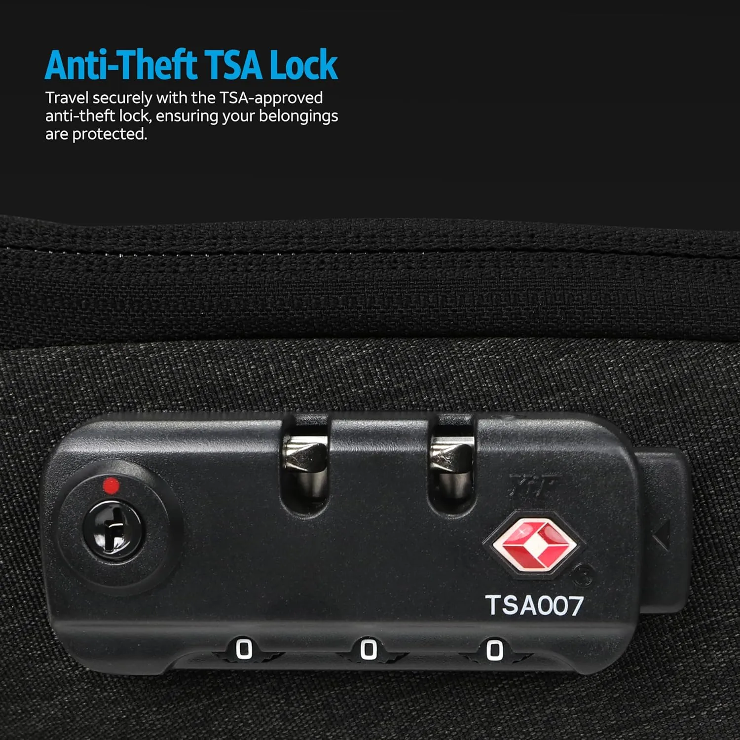 AT&T Essentials 15" Laptop Backpack - School/College Bag with USB Port, TSA Lock, Anti-Theft & Waterproof