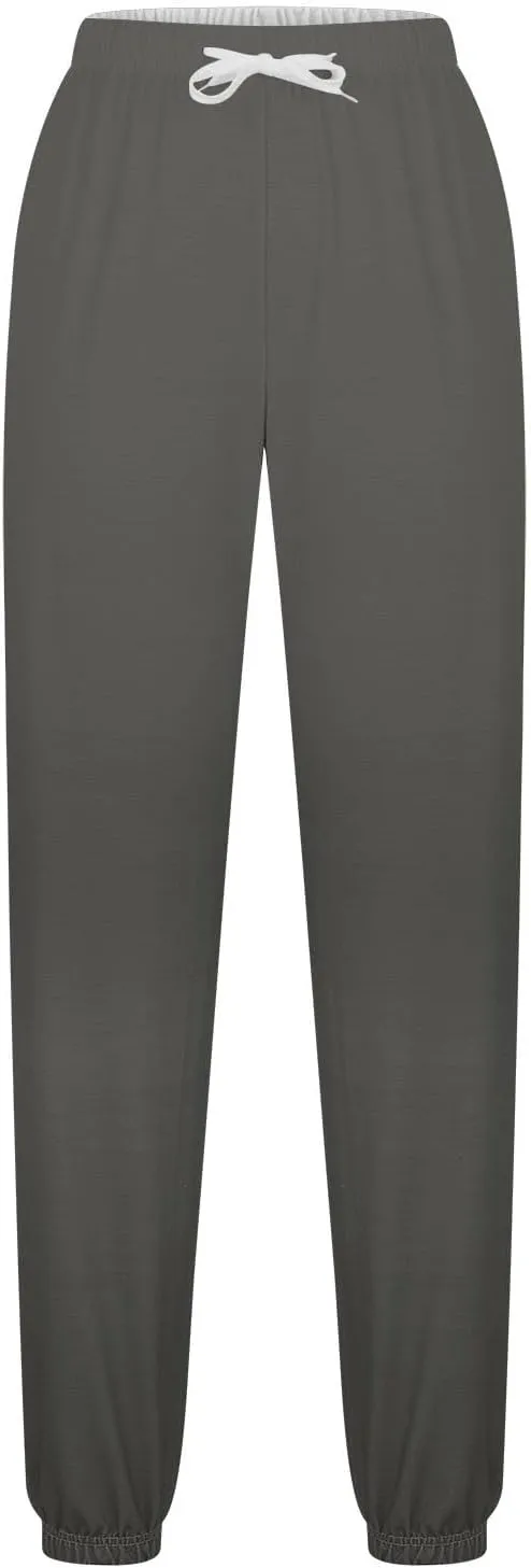 Binmer Custom Sweatpants Jogger Pants for Womens, Personalized Design Your Own Add Image Text Photo Drawstring Sport Trousers