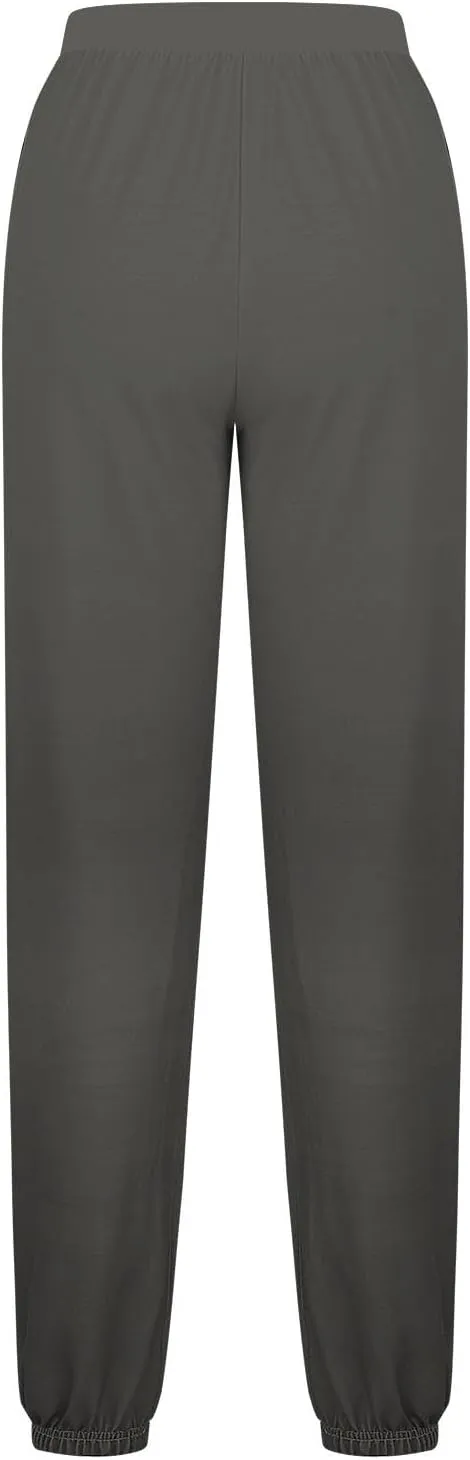 Binmer Custom Sweatpants Jogger Pants for Womens, Personalized Design Your Own Add Image Text Photo Drawstring Sport Trousers