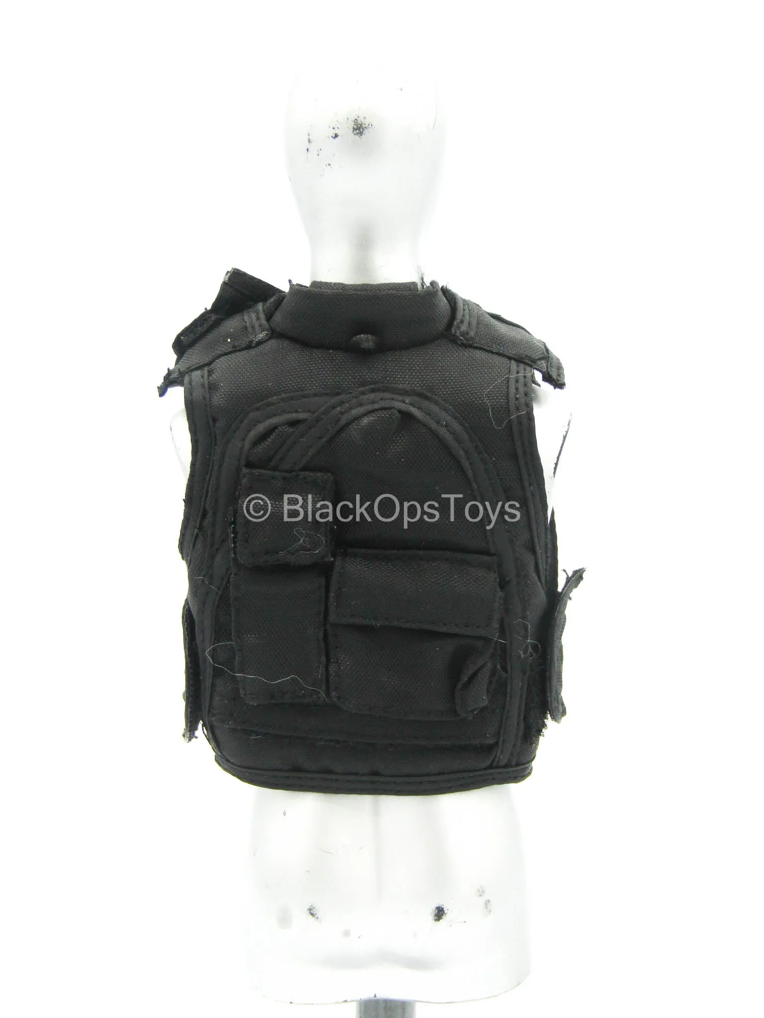 Black Combat Vest w/Blue Shotgun Shells (x8)