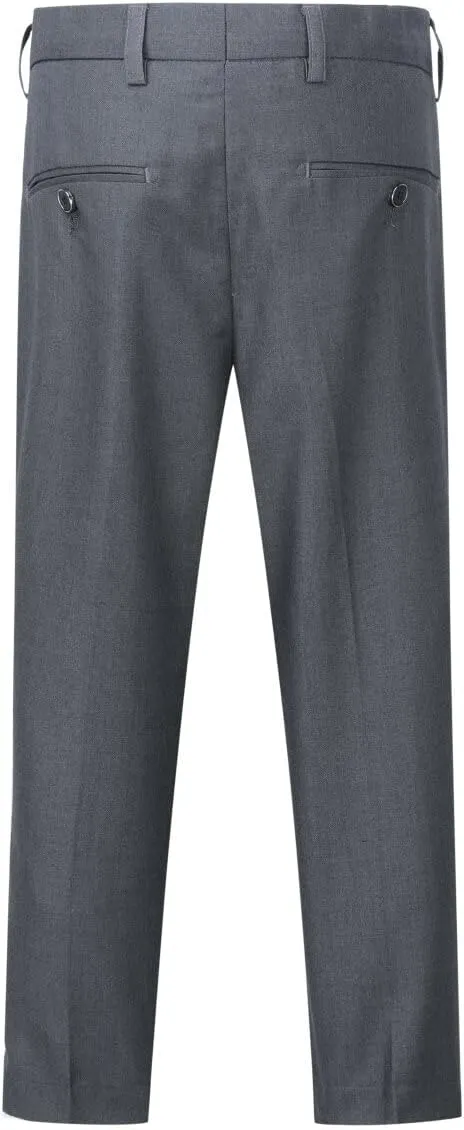 Boyland Boys Tuxedo Suit Shawl Lapel 2 Pieces Slim Fit Suit Jacket Pants Suit Set Prom Party