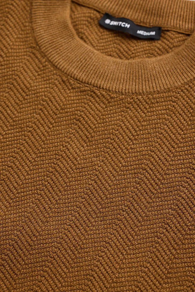 Brown Knitted Sweater