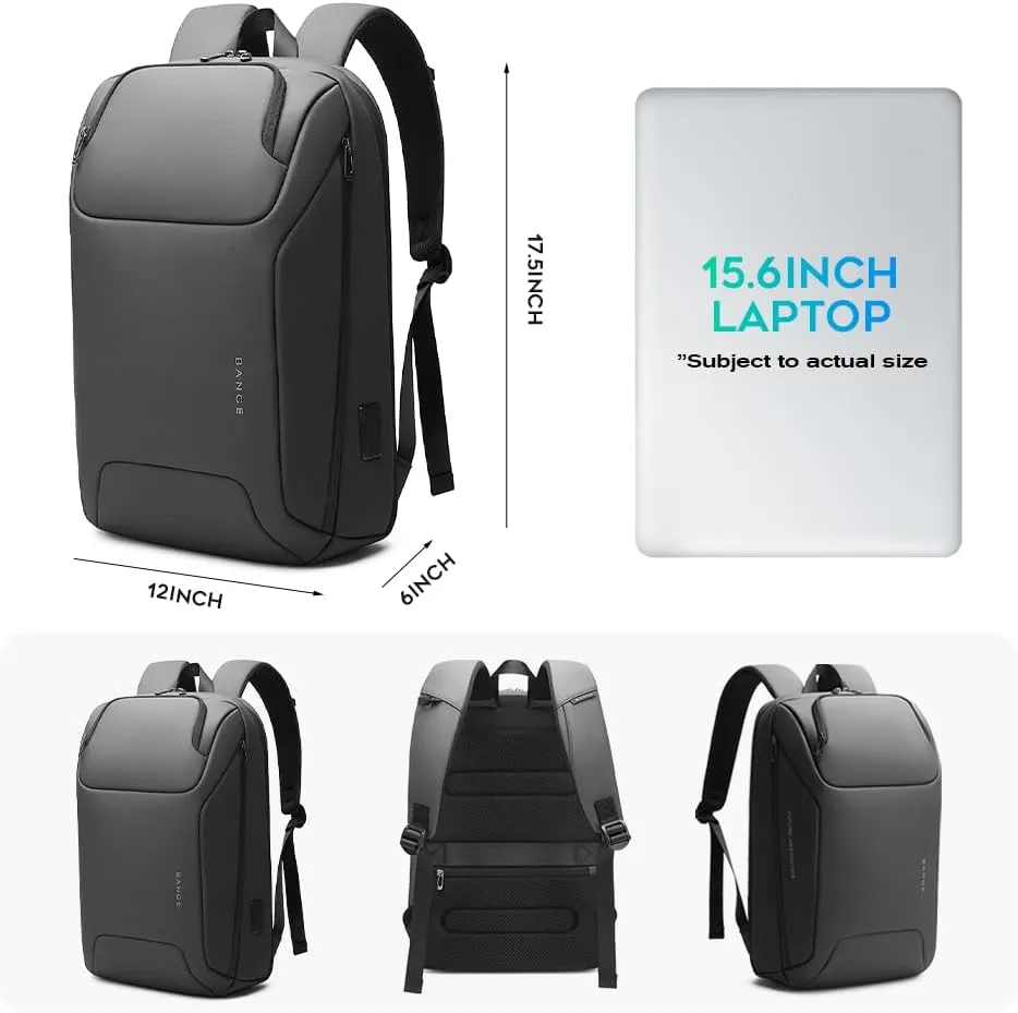 Business Laptop Backpack for Men,Women15.6 Inch Water Resistant Travel smart Laptop Backpack Carry On Backpack with USB Charging PortLarge Business Work Durable Computer Bag