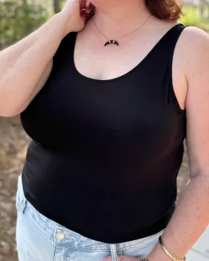 CAMILA first-layer tank in Black