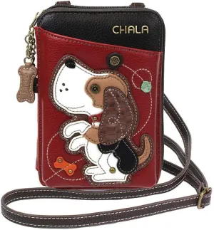 CHALA Wallet Crossbody Cell Phone Purse - Women Faux Leather Multicolor Handbag with Adjustable Strap Convertable Strap
