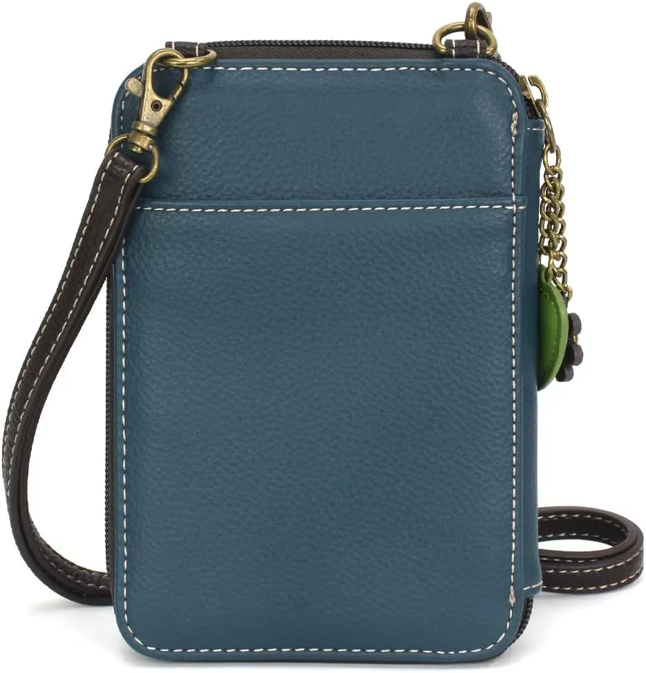 CHALA Wallet Crossbody Cell Phone Purse - Women Faux Leather Multicolor Handbag with Adjustable Strap