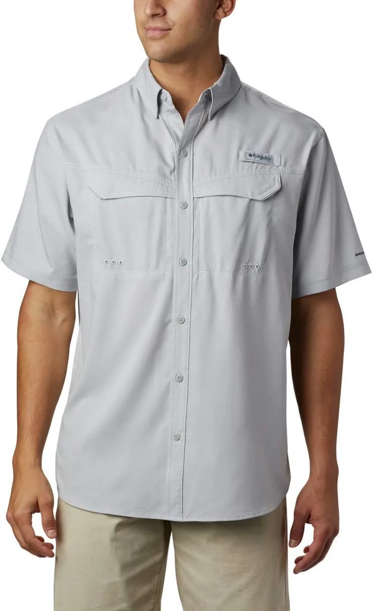 Columbia Men's Standard Low Drag Offshore SS Shirt, Cool Grey, X-Small