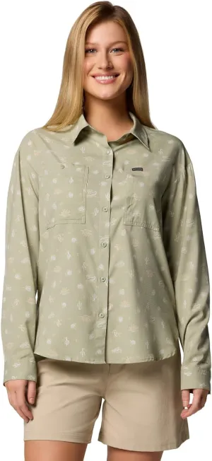 Columbia Women's Silver Ridge Utility Patterned Long Sleeve Shirt