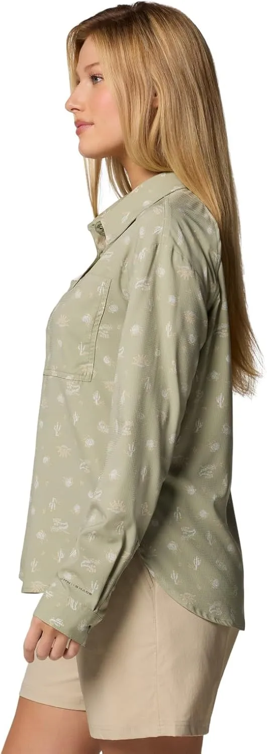 Columbia Women's Silver Ridge Utility Patterned Long Sleeve Shirt