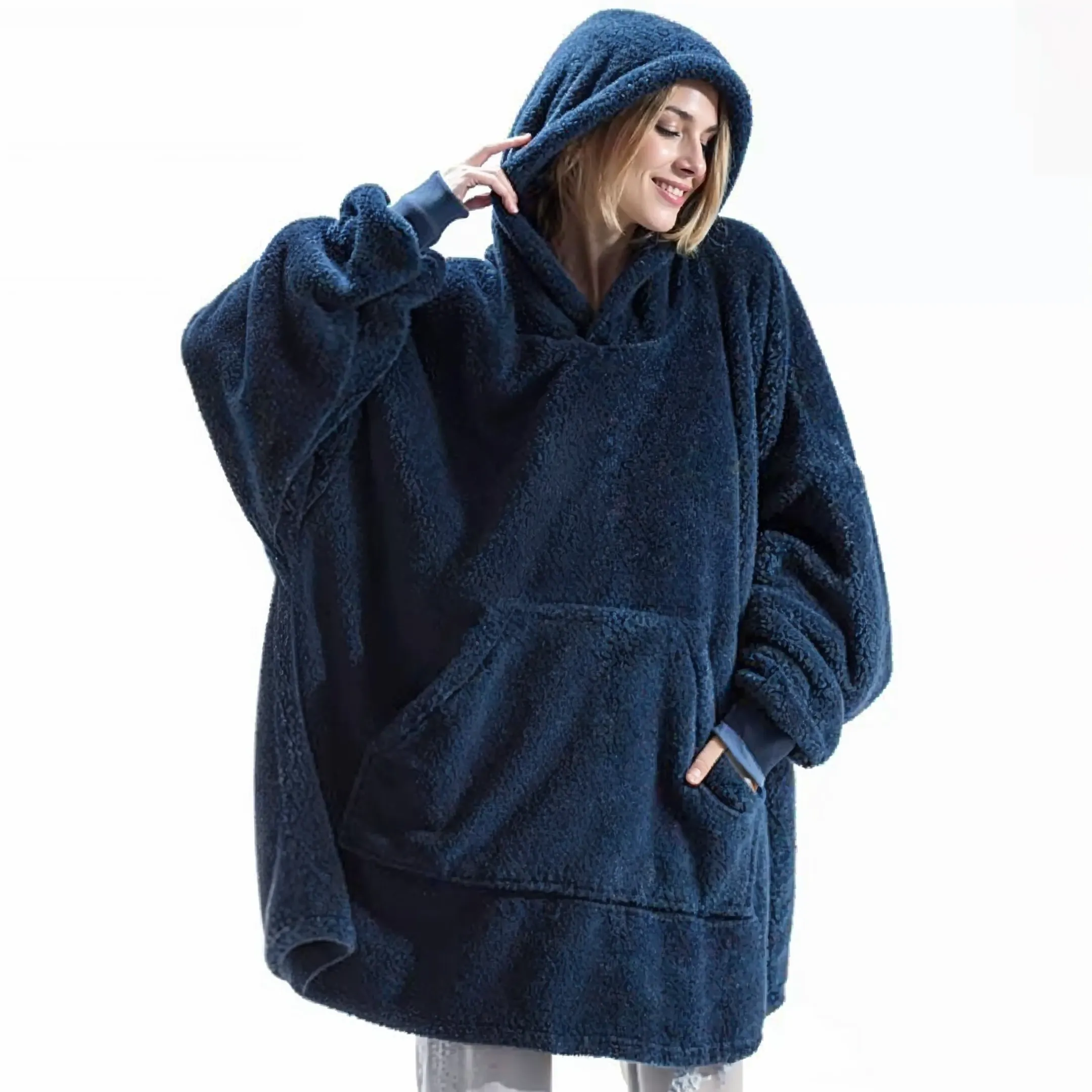 COZYCLOUD - Fleece-Lined Oversized Hoodie