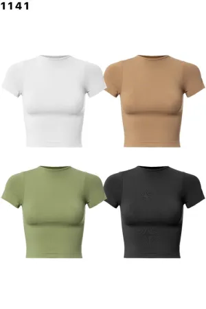 DOUBLE LAYER SHORT SLEEVE BASIC