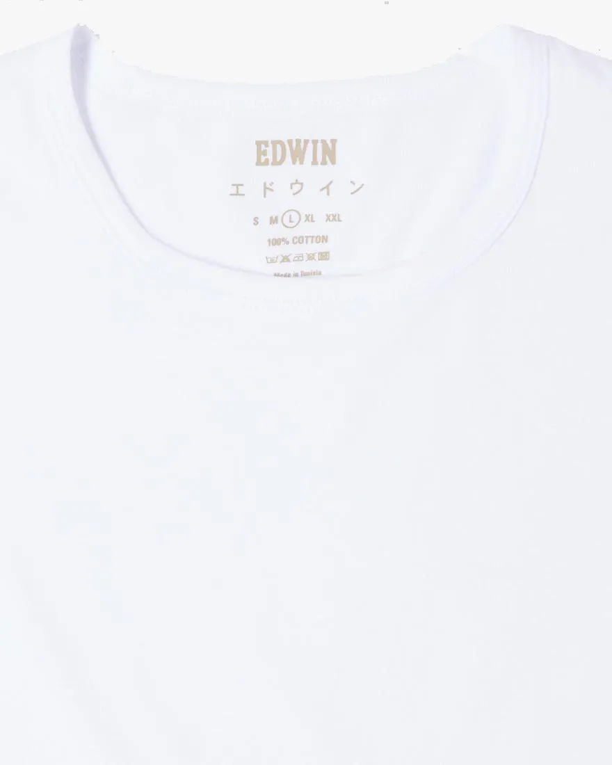 Edwin Double Pack S/S Tees - White