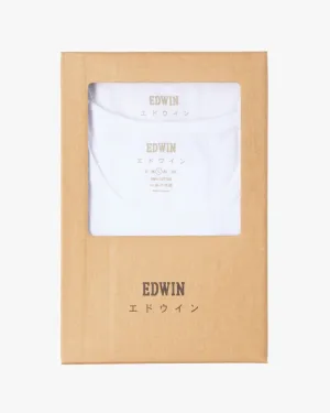 Edwin Double Pack S/S Tees - White