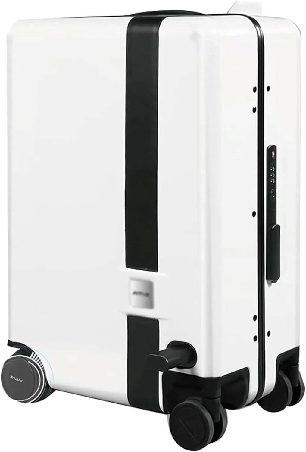 Electric Suitcase That Follows You, Suitcase That Follows You Smart Fingerprint Unlock Riding Trolley Case with Mobile Charging, Hardside Luggage That Follows You, Auto Follow, APP Control (D)