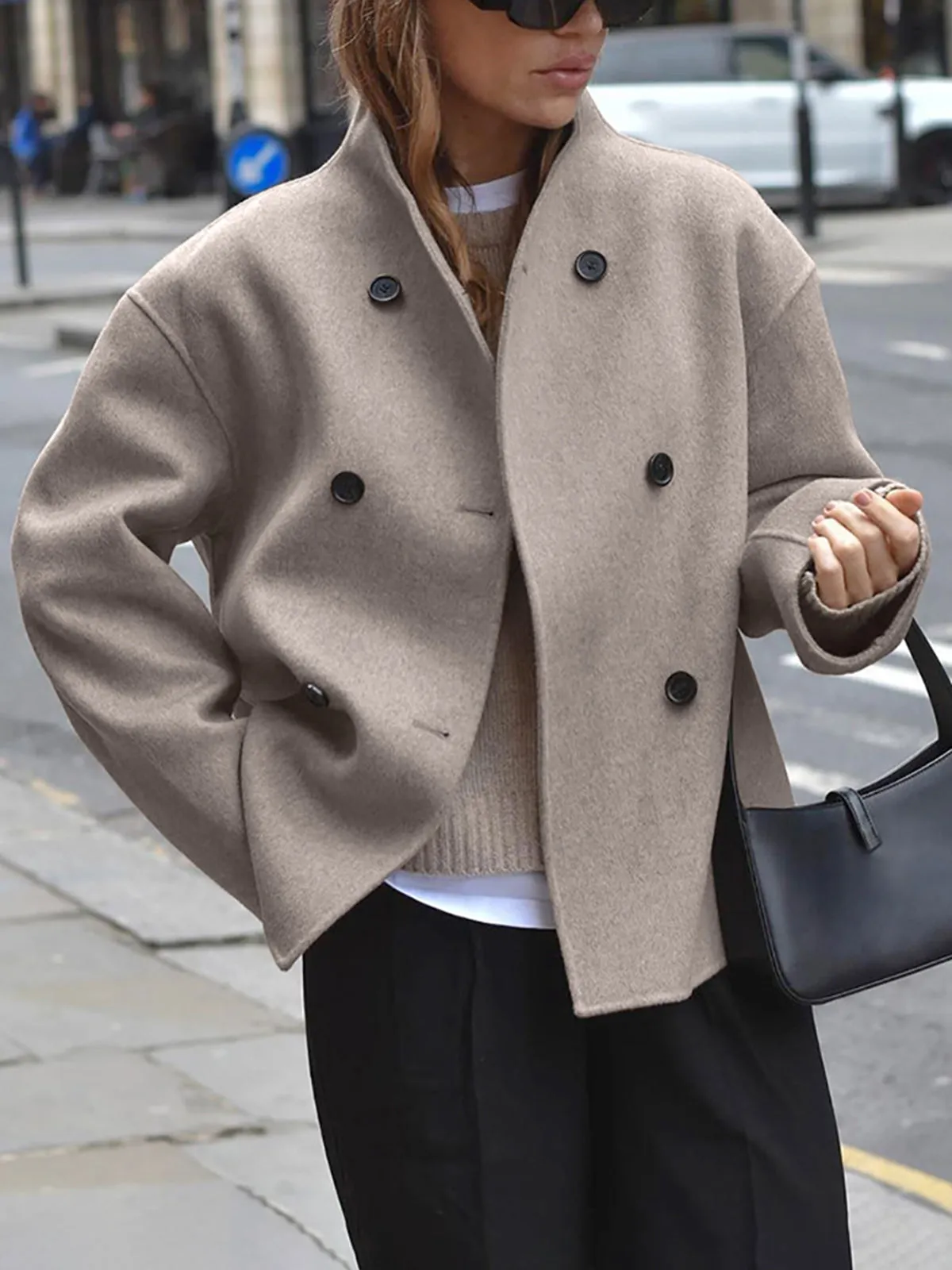 Ella Oversized Button-Down Jacket