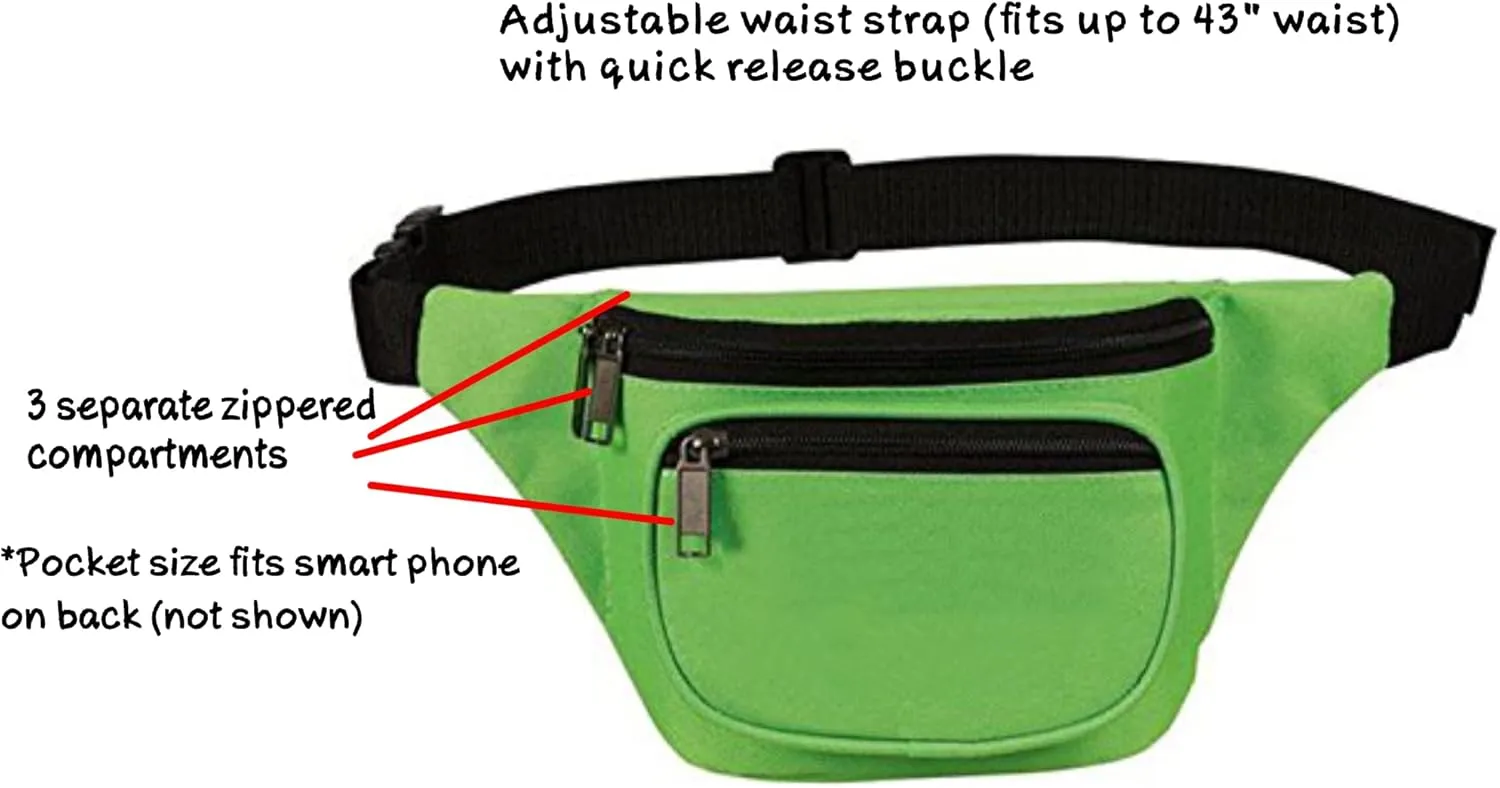 Fanny Pack, BuyAgain Quick Release Buckle Travel Sport Waist Fanny Pack Bag For Men Or Women