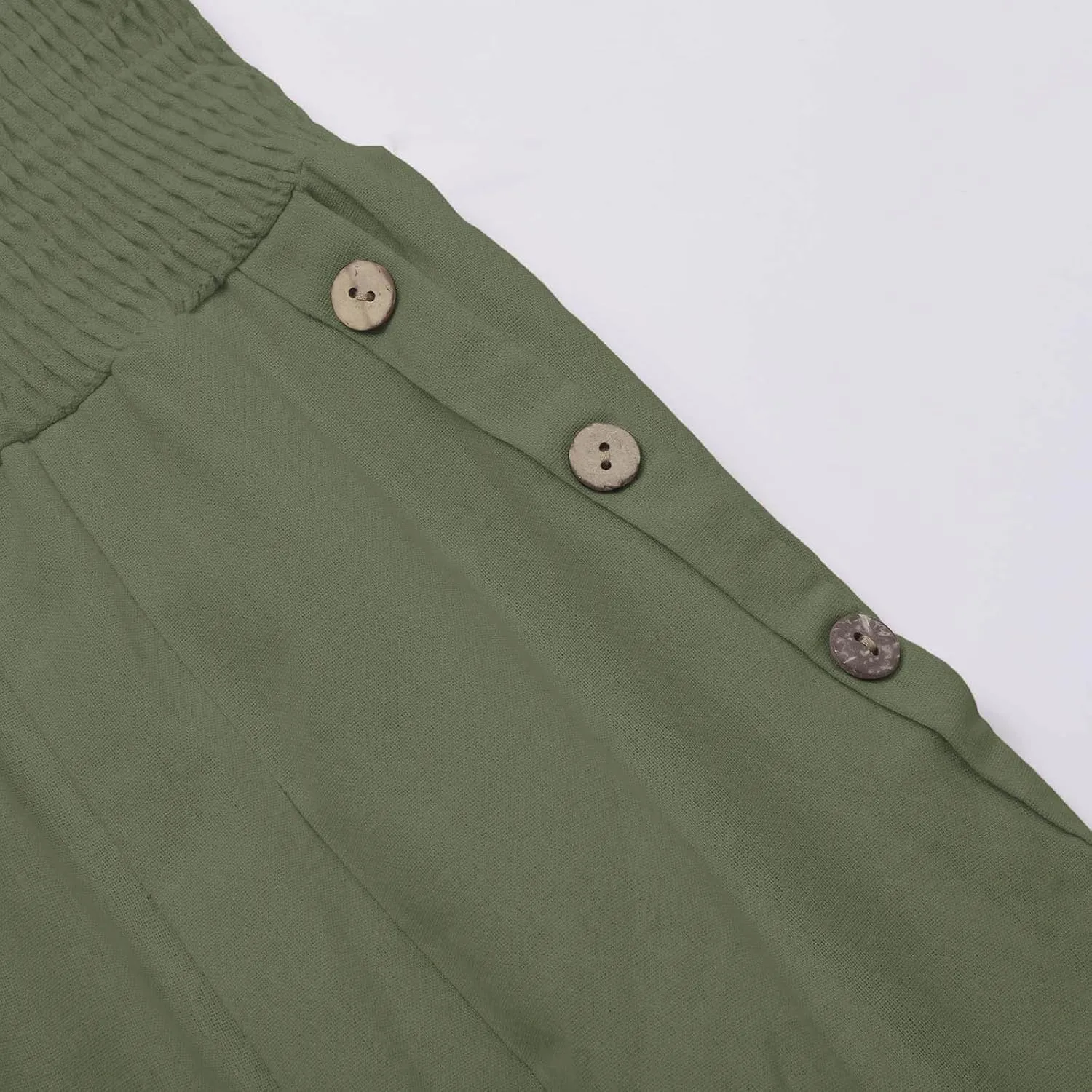 FZVYD Tummy Control Women High Waist Lounge Pants Casual Wide Leg Boho Trouser 2025 Summer Drawstring Sweatpants with Pocket