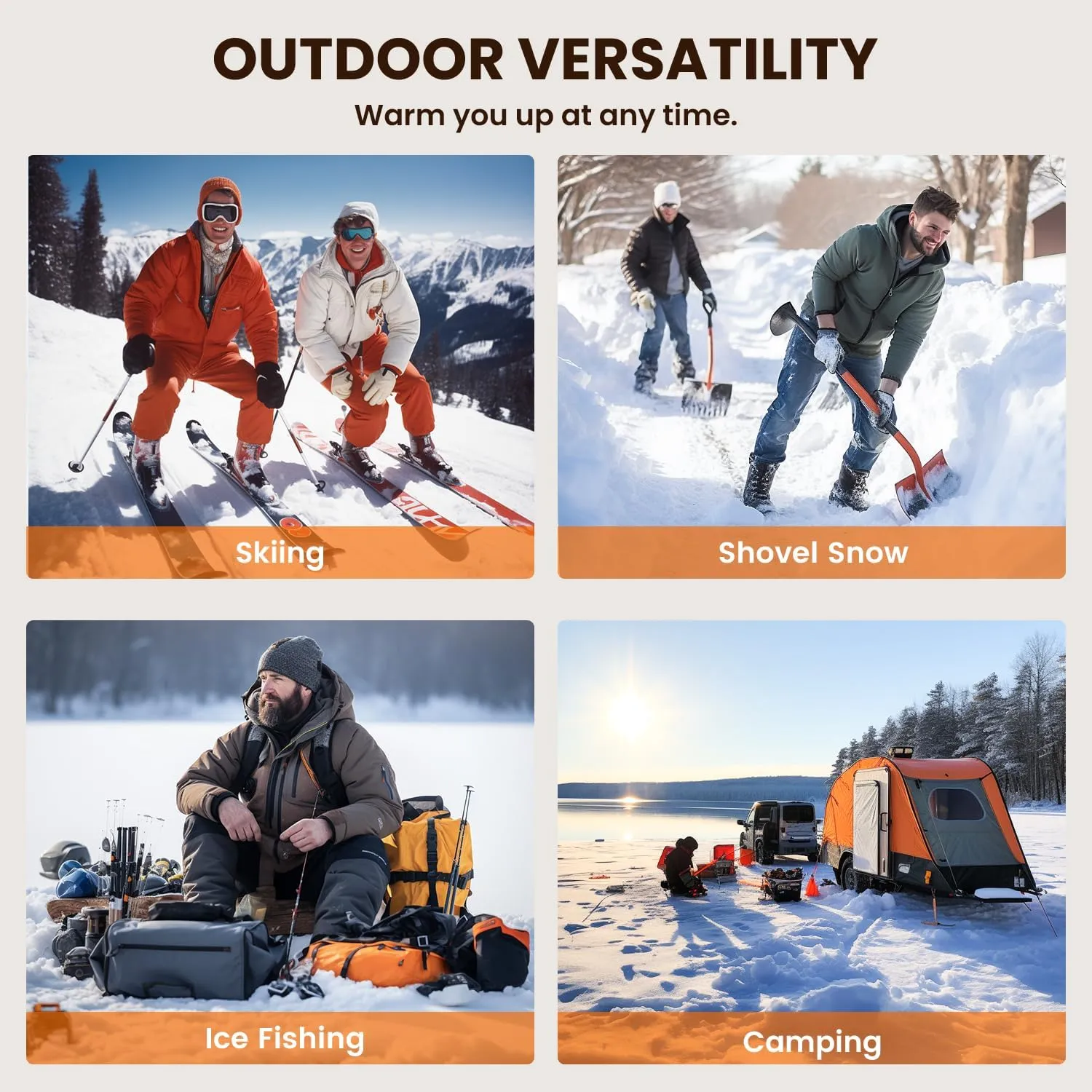 Heated Vest for Men, 5 in-1 Smart Controller, Lights-out Design, Lightweight (Battery Pack Not Included)