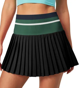 Heathyoga Pleated Tennis Skirt with Pockets for Women Tennis Skort for Woman High Waisted Golf Skirts Athletic Skirt