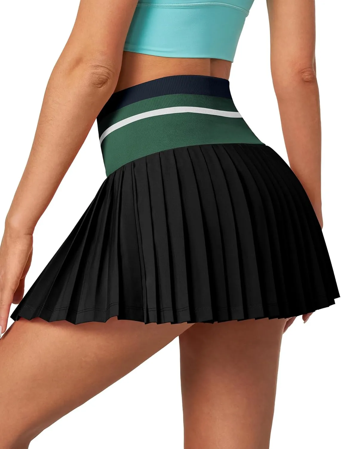 Heathyoga Pleated Tennis Skirt with Pockets for Women Tennis Skort for Woman High Waisted Golf Skirts Athletic Skirt