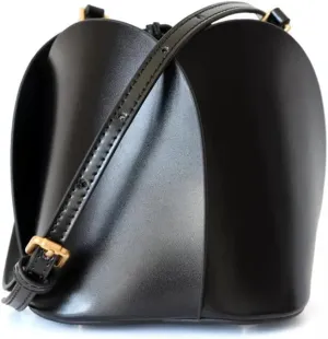 JSEIAJB Solid Color Handbag Bucket Bag Ladies Drawstring Shoulder Bag