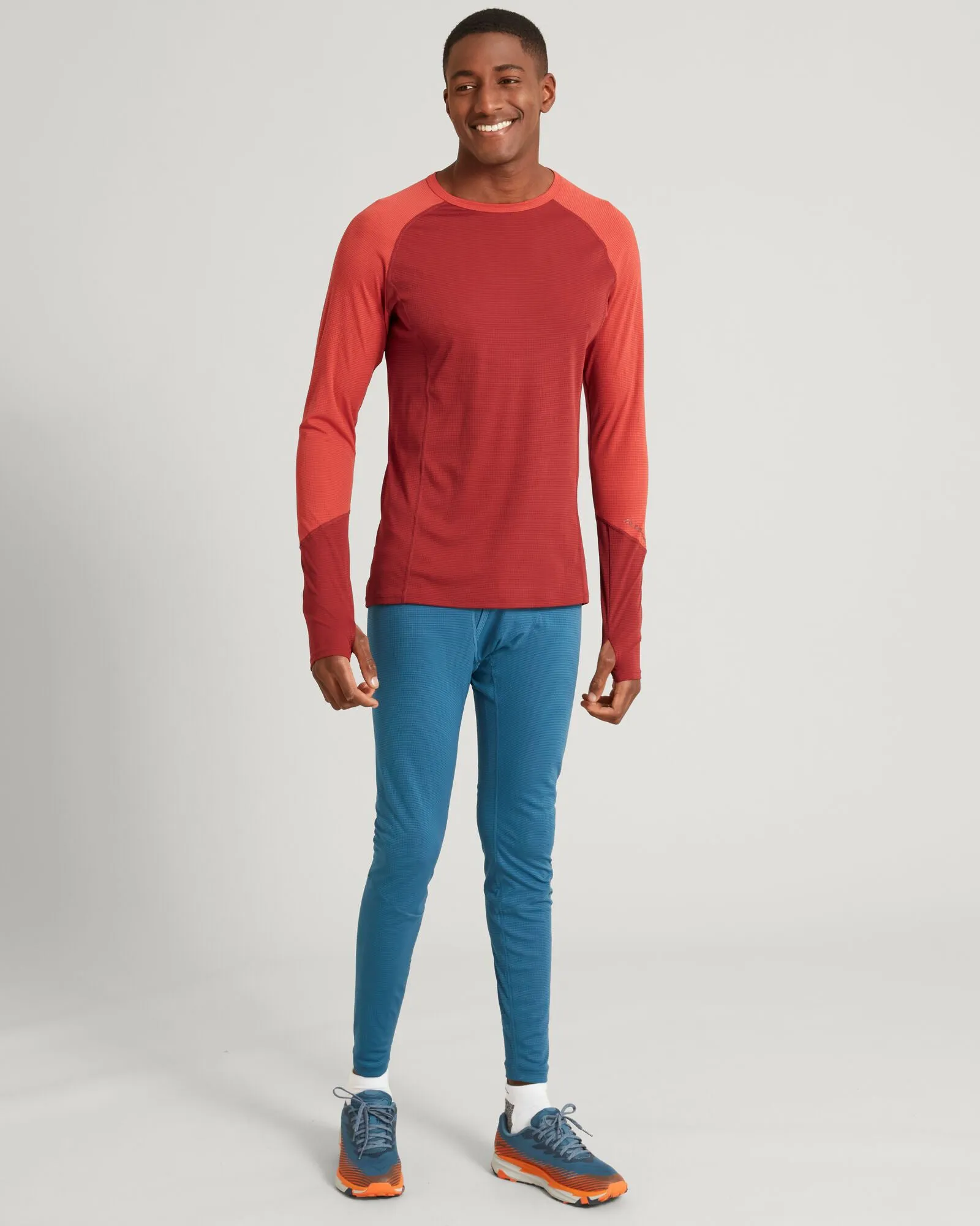 KMDAction Men's Long Johns Pants - Steel Blue