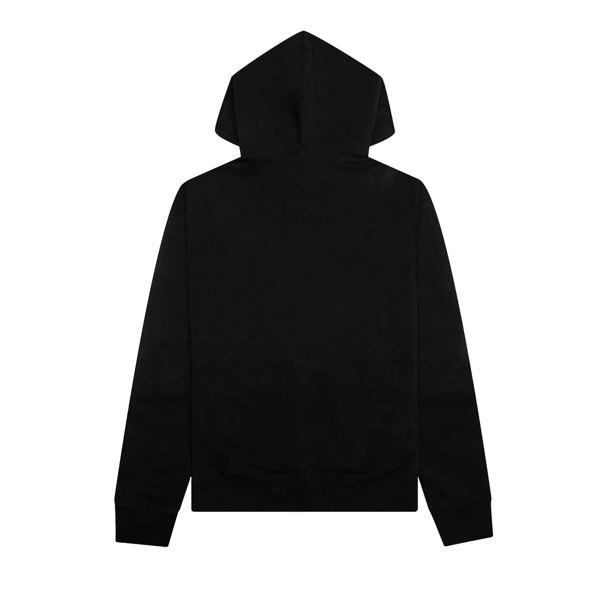 Lanvin Eusebio fleece hoodie, Black/Orange
