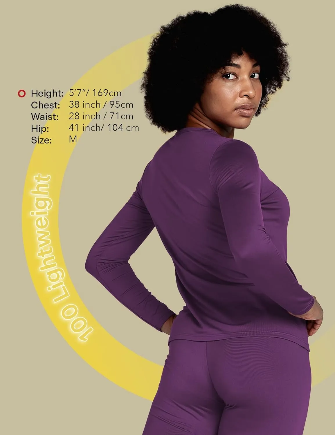 LAPASA Women Thermal Shirt Crewneck Mock Neck Turtleneck Base Layer Fleece Top Thermoflux Lightweight Midweight Heavyweight