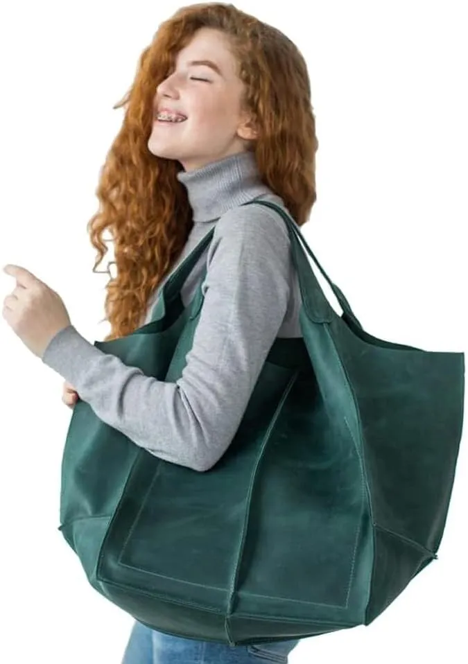 Large Capacity Shoulder Wallet Purse for Work Travel Shopping Womens Hobo Retro Tote Handbag