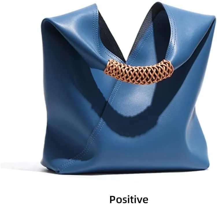 Large Capacity Top Handle Handbag with Zipper Pocket Retro Shoulder Purse Wallet Womens Genuine Leather Tote