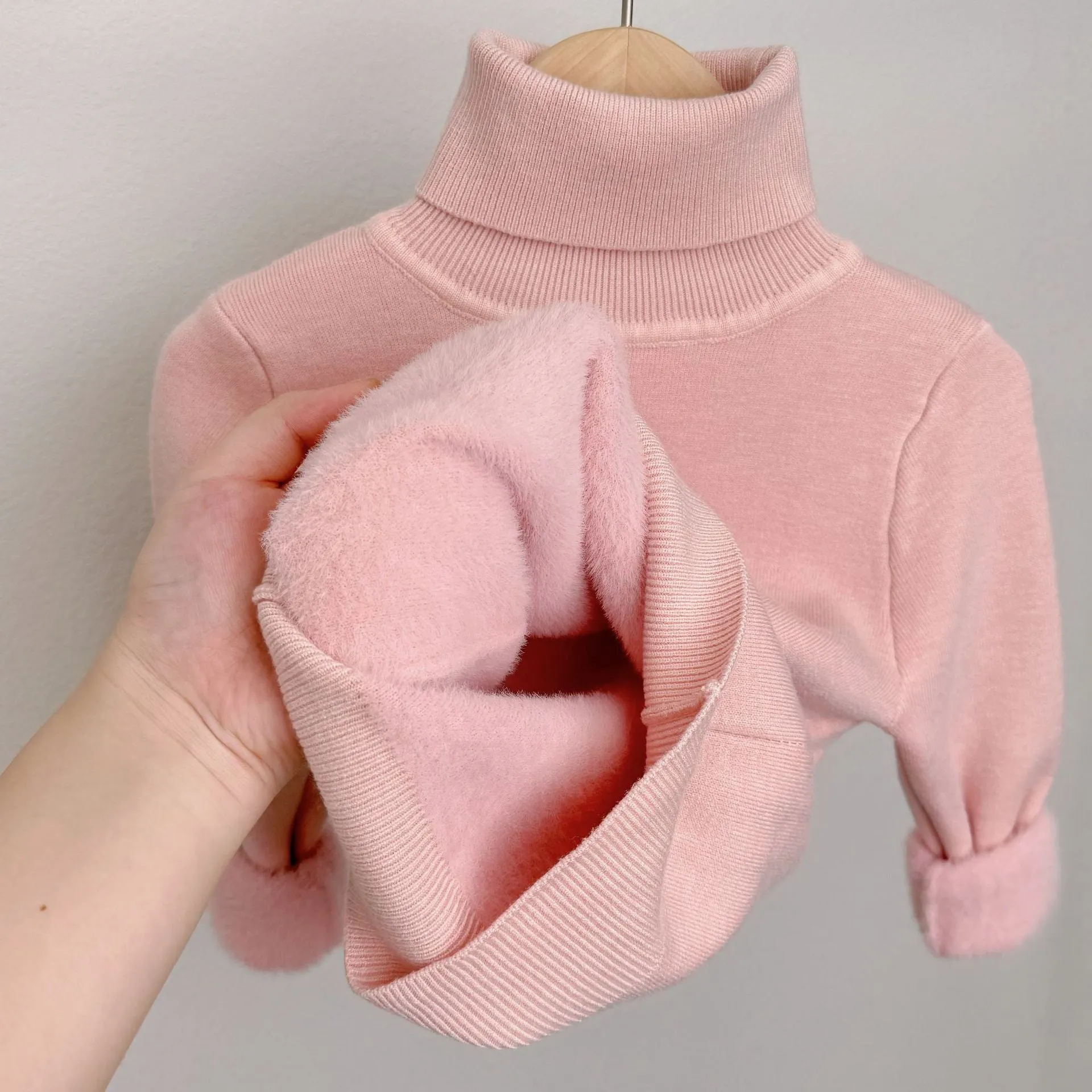 LUMI - Fleece-Lined Knit Sweater
