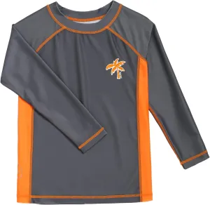 maamgic Boys' UPF 50  Long Sleeve Rashguard Kids UV Sun Protection Swim Shirts Toddler Athletic Swimwear Surf Tops Quick Dry
