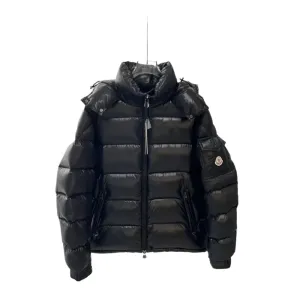Maya MONCLER 017 Gloss Black Down Jacket