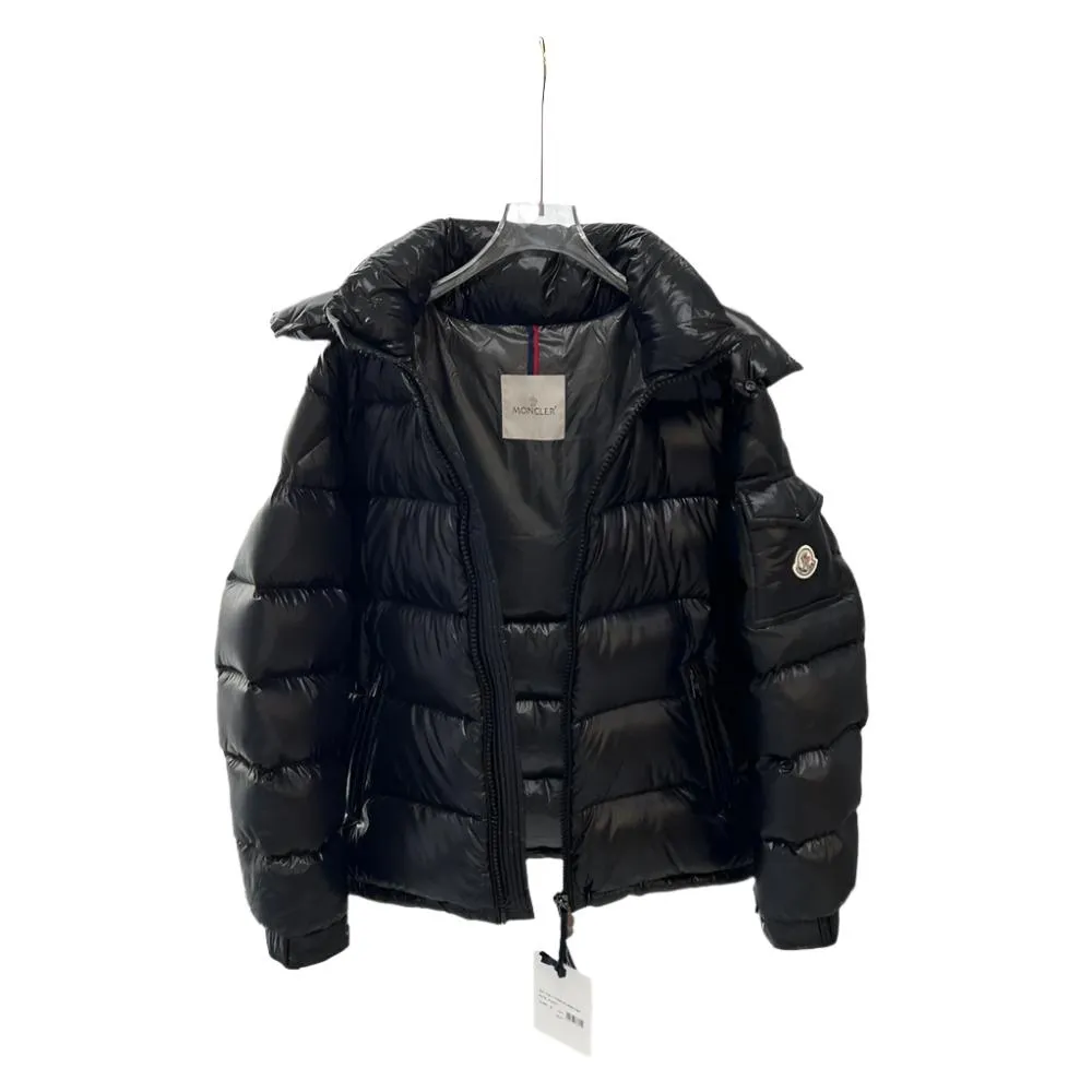 Maya MONCLER 017 Gloss Black Down Jacket