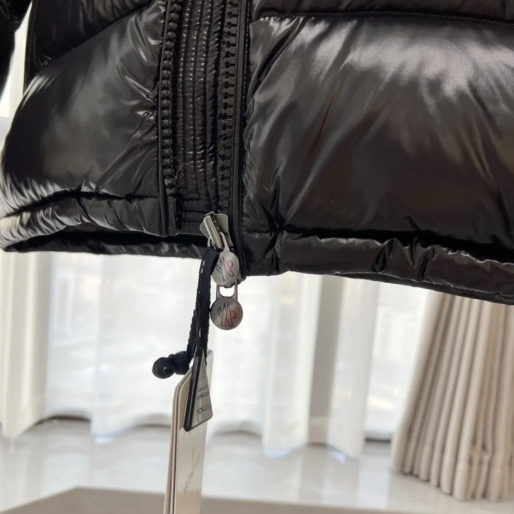 Maya MONCLER 017 Gloss Black Down Jacket