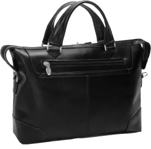 McKlein R Series Arcadia 17" Leather Slim Laptop Briefcase