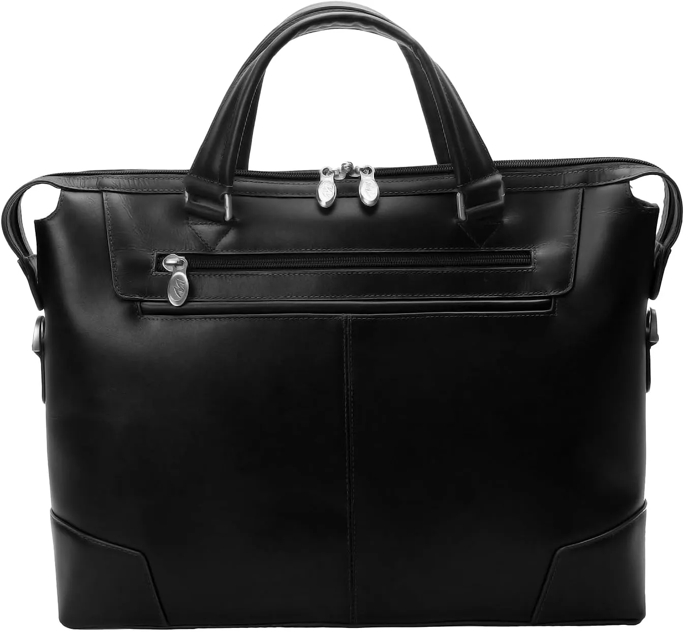 McKlein R Series Arcadia 17" Leather Slim Laptop Briefcase