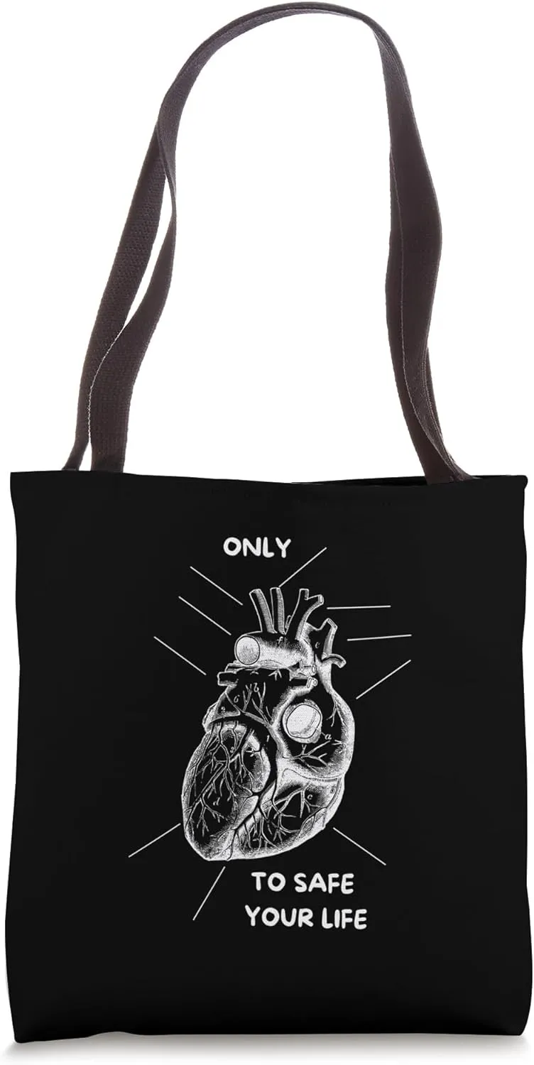 Medicine Medical Anatomy Student Doctor Heart Tote Bag