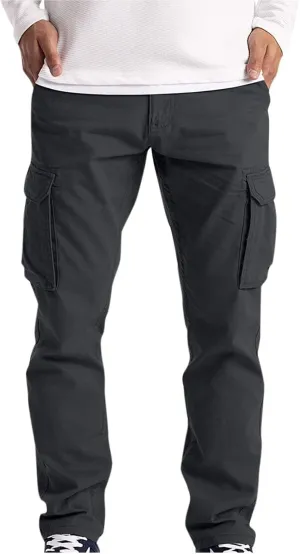 Mens Camo Pants Bell Bottom Pants for Men Fashion Loose Handsome Pocketjeans Pants Tooling Camouflage Pants M-4Xl