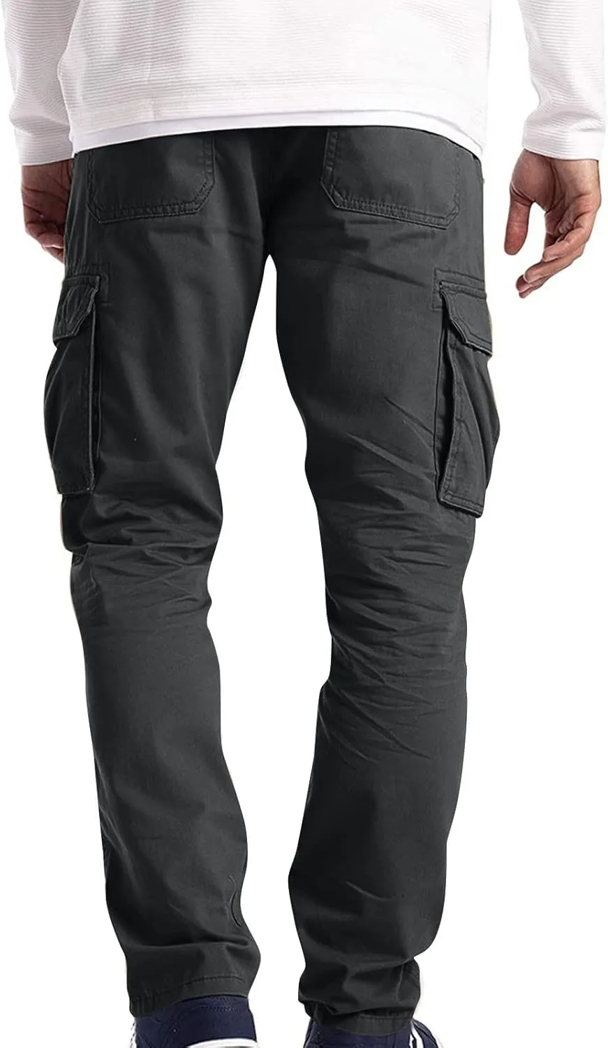 Mens Camo Pants Bell Bottom Pants for Men Fashion Loose Handsome Pocketjeans Pants Tooling Camouflage Pants M-4Xl