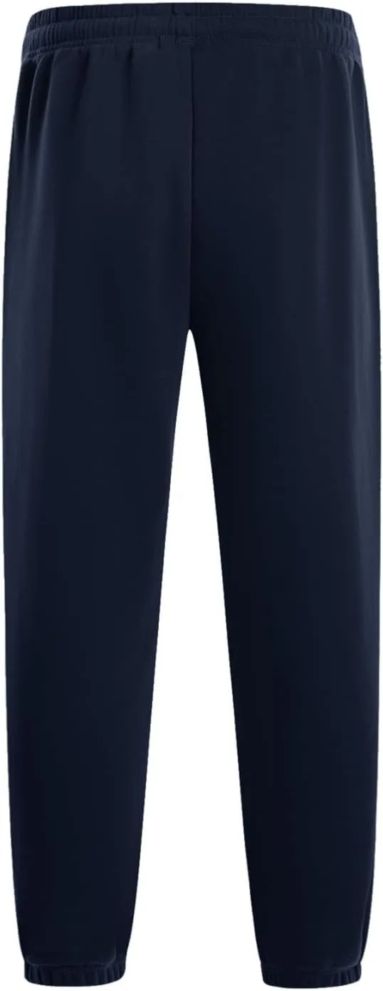 Mens Fleece Sweatpants Cotton Elastic Bottom Joggers with Pockets Active Athletic Baggy Running Sweat Pants
